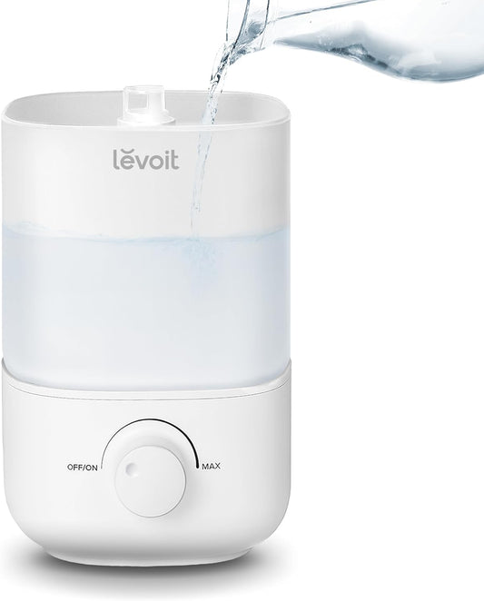 LEVOIT Top Fill Humidifiers for Bedroom, 2.5L Tank 